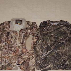 Bundle!! X2 Mens Lg Ls Hunting Shirts. One Cabelas And One Magellan.